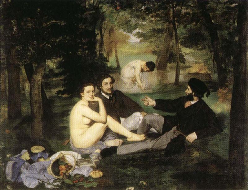 Edouard Manet Le Dejeunersur l'Herbe Spain oil painting art